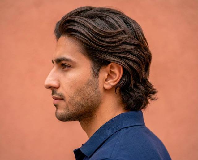 Slick Back hairstyle
