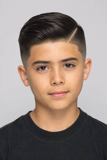 Kids Side Part hairstyle