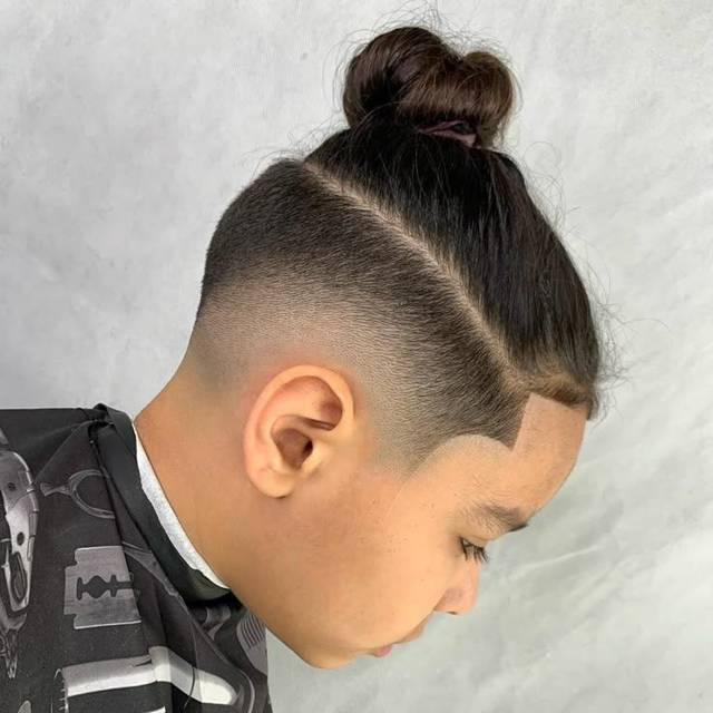 Bun Fade hairstyle